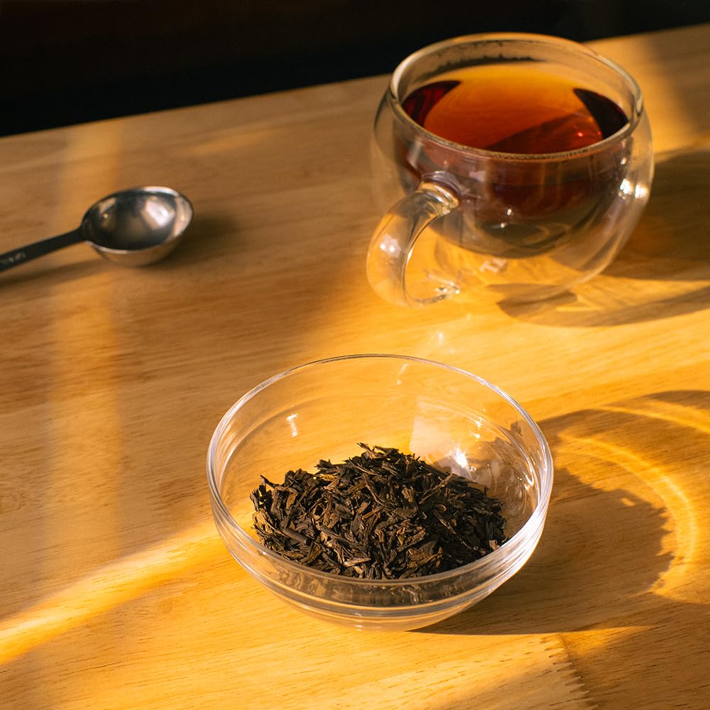 Organic Positively Tea Company Hojicha & Green Tea Loose Leaf — 16 oz