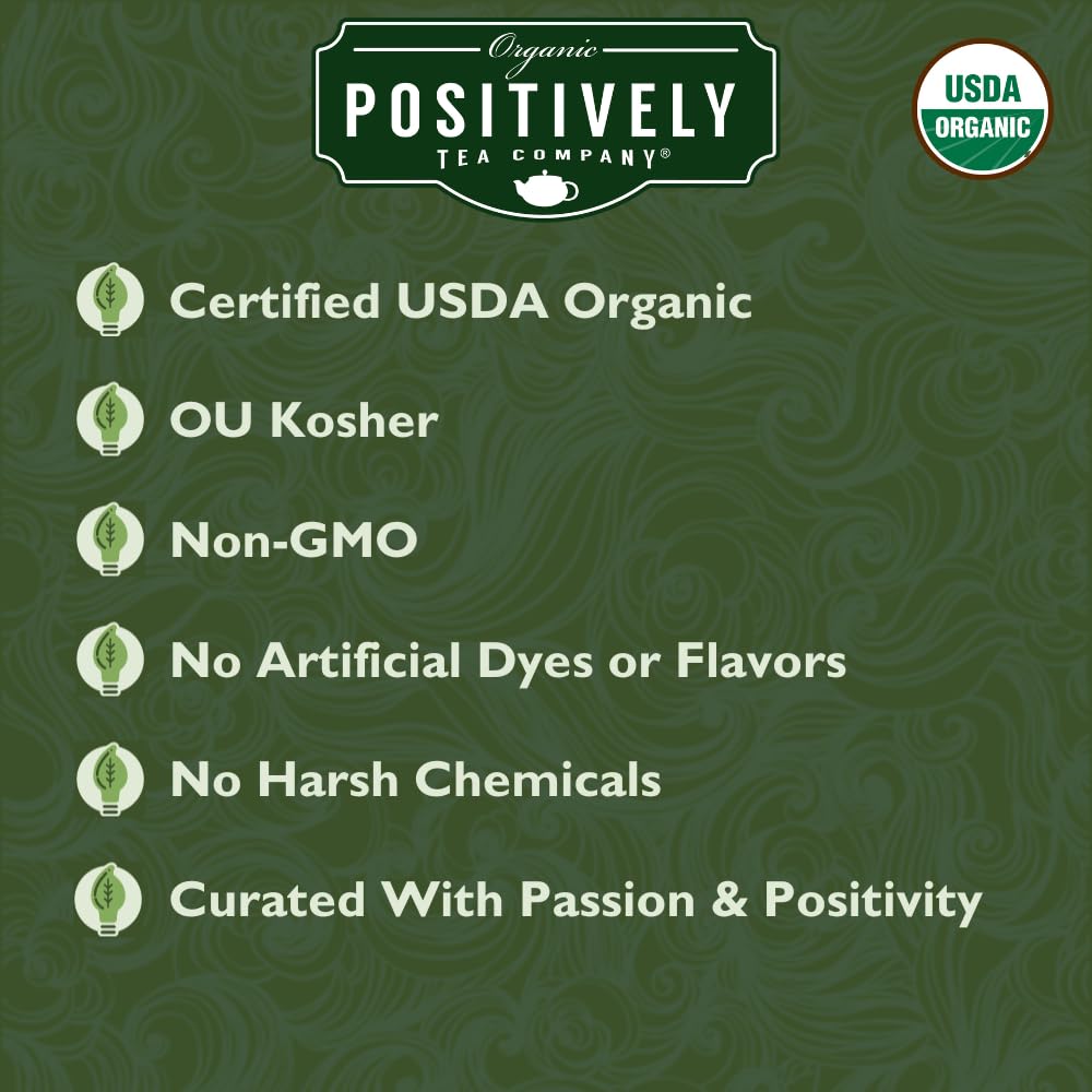 Organic Positively Tea Company Pinhead Gunpowder Green Tea – Loose Leaf, 16 oz