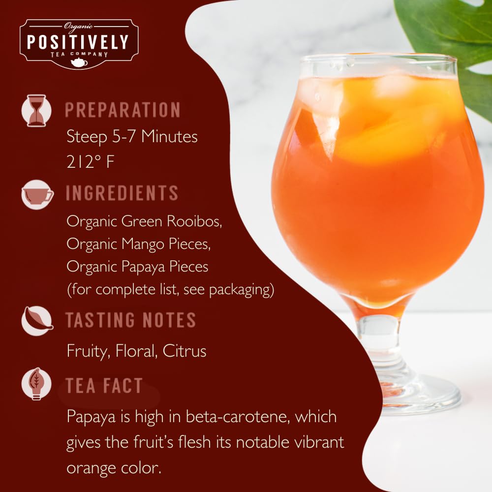 Organic Positively Tea Company: Island Breeze Rooibos Tea (Loose Leaf, 16 oz)