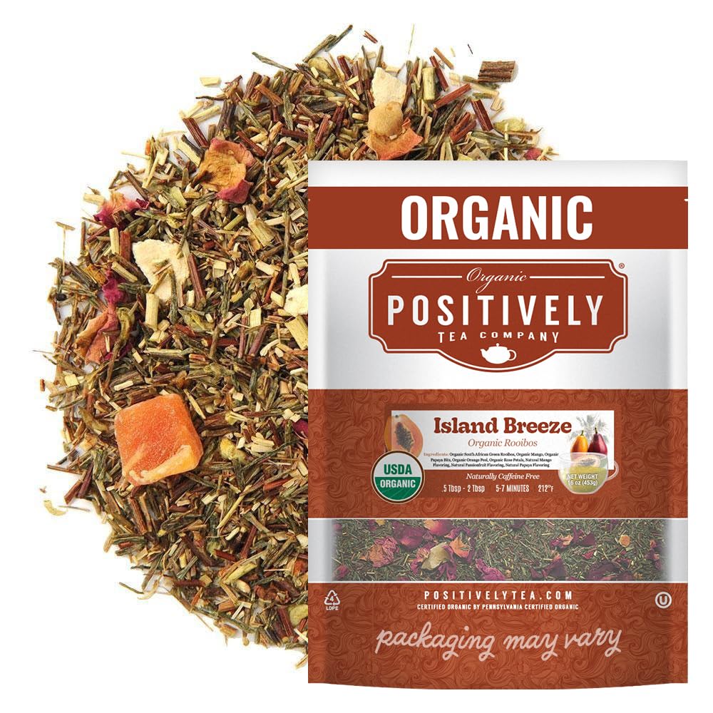 Organic Positively Tea Company: Island Breeze Rooibos Tea (Loose Leaf, 16 oz)