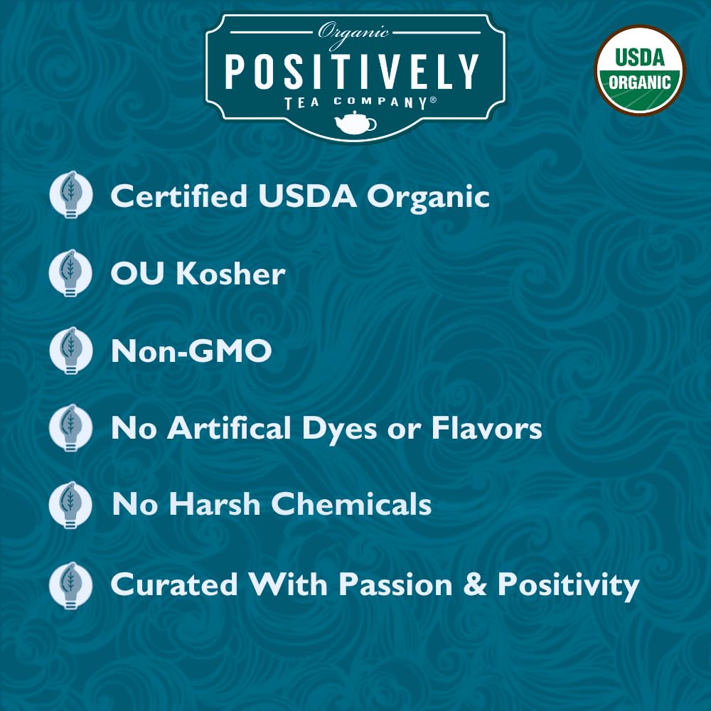 Organic Positively Tea Company Scottish Breakfast Black Tea – Loose Leaf, 16 oz – USDA Organic
