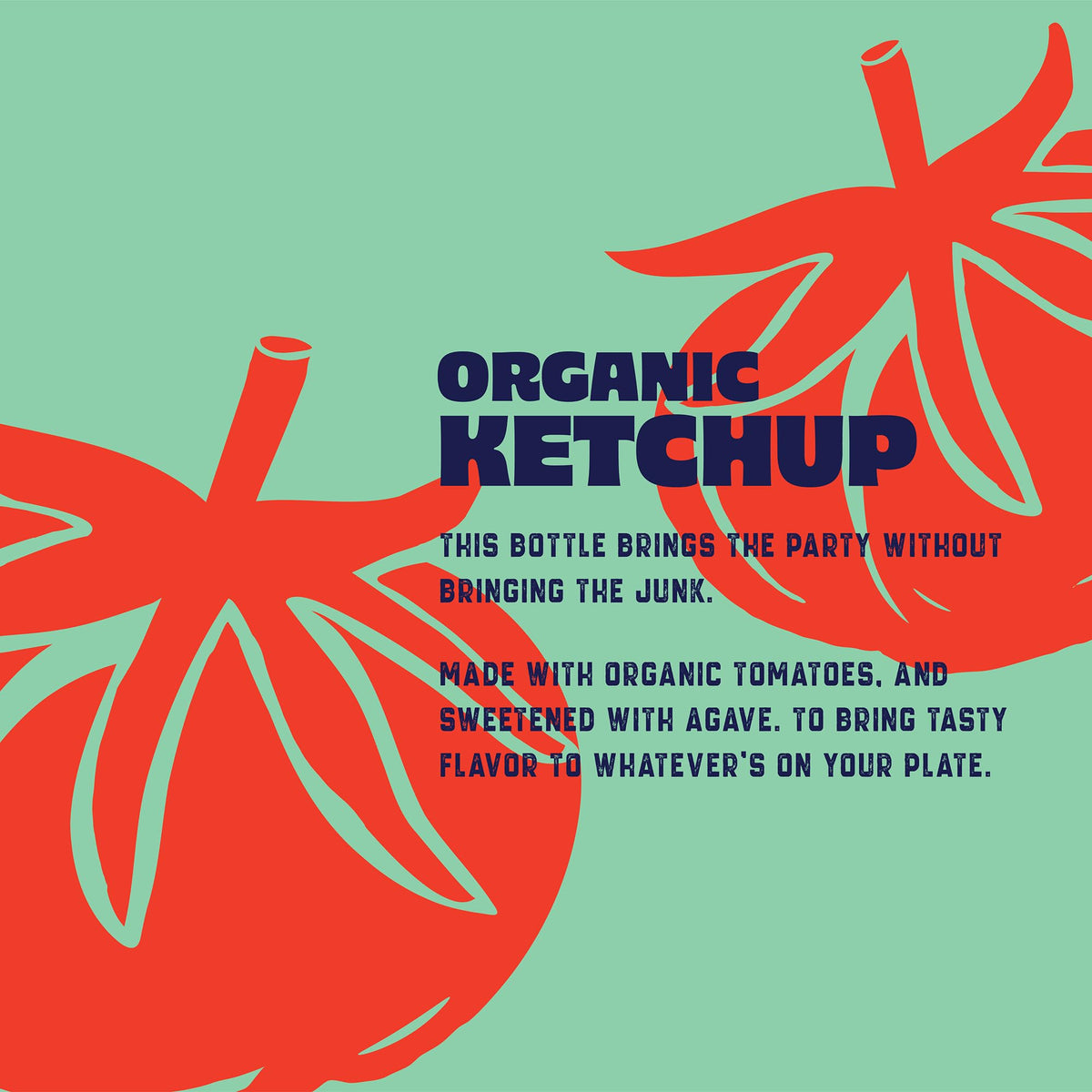 Organicville Organic Ketchup - USDA Organic, Gluten Free, Non-GMO, Agave-Sweetened (4-Pack, 24 oz)