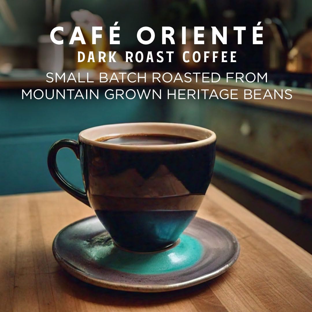 Oriente Dark Roast Coffee Pods – 50 ct, 100% Arabica, Keurig Compatible