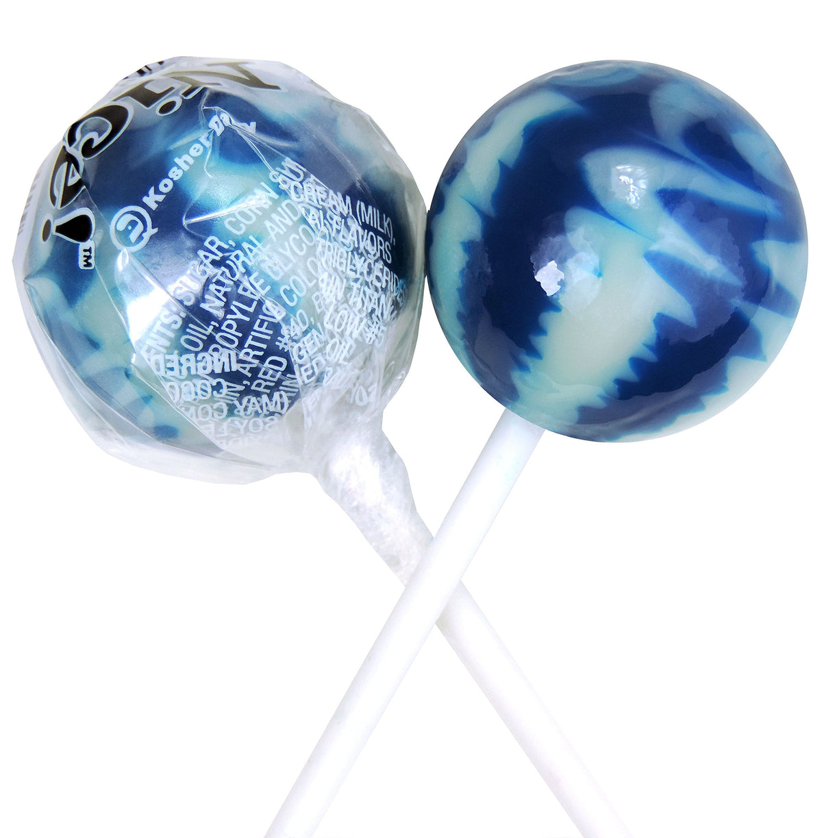 Original Gourmet Blueberries & Cream Lollipops, 30 Count – Kosher & Peanut-Free