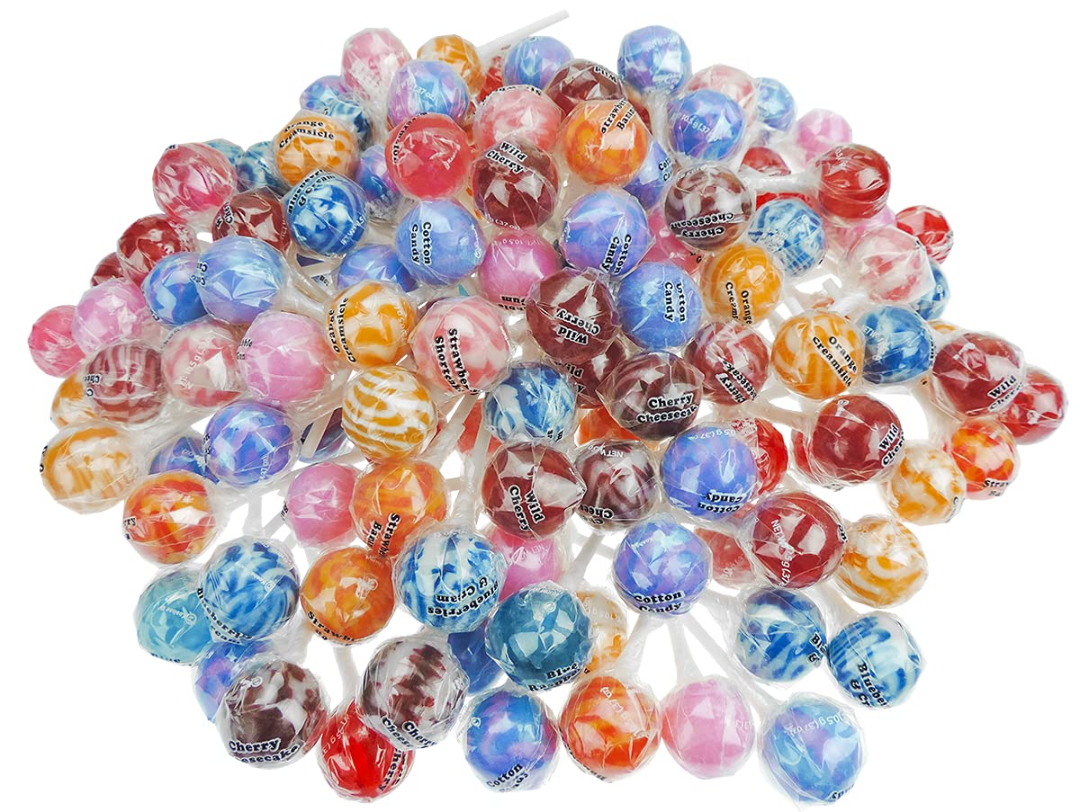 Original Gourmet Change Maker Mini Cream Swirl Lollipops — 100 Count