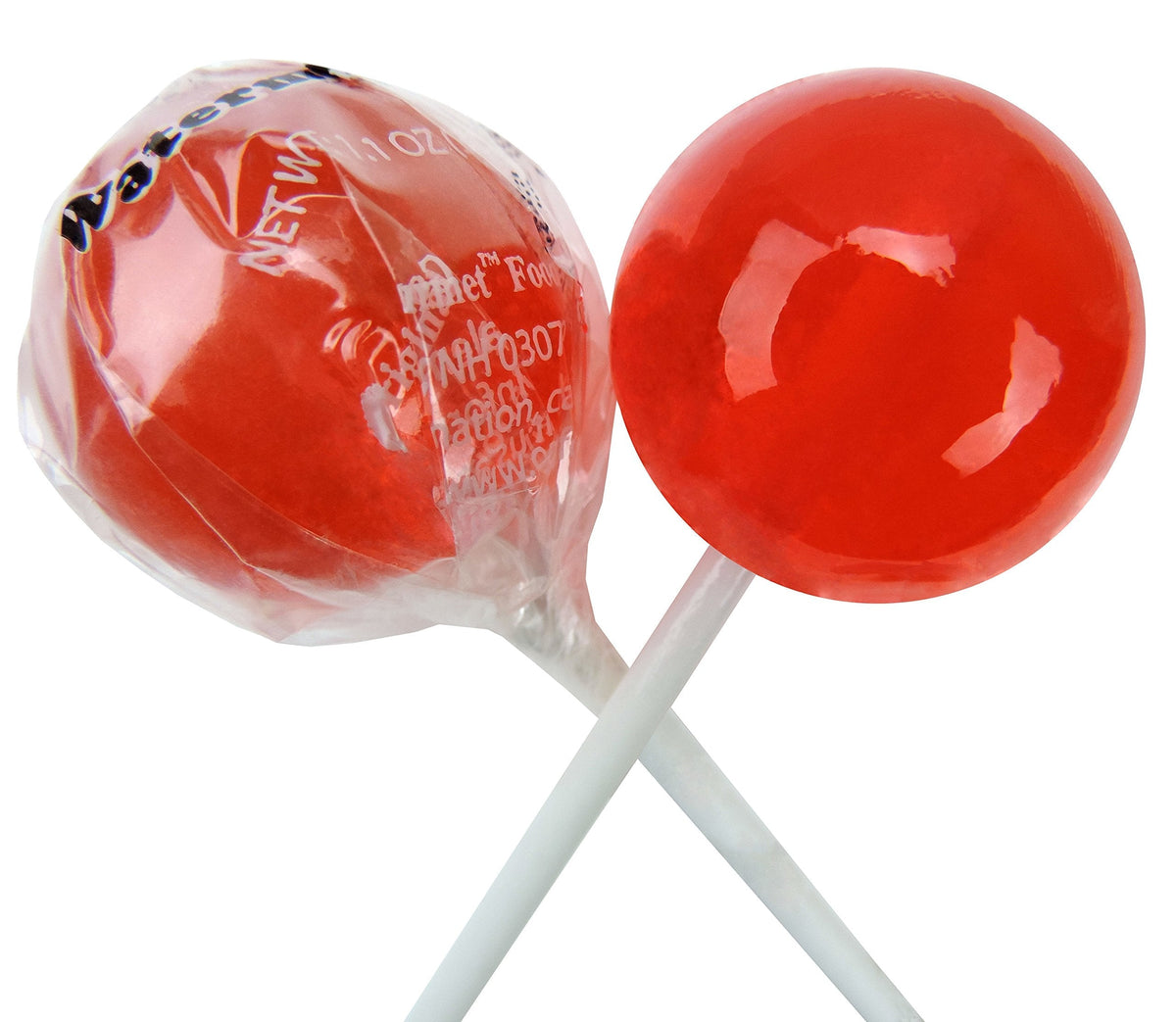 Original Gourmet Watermelon Lollipops – 30 Count, Made in USA, Fat-Free & Kosher