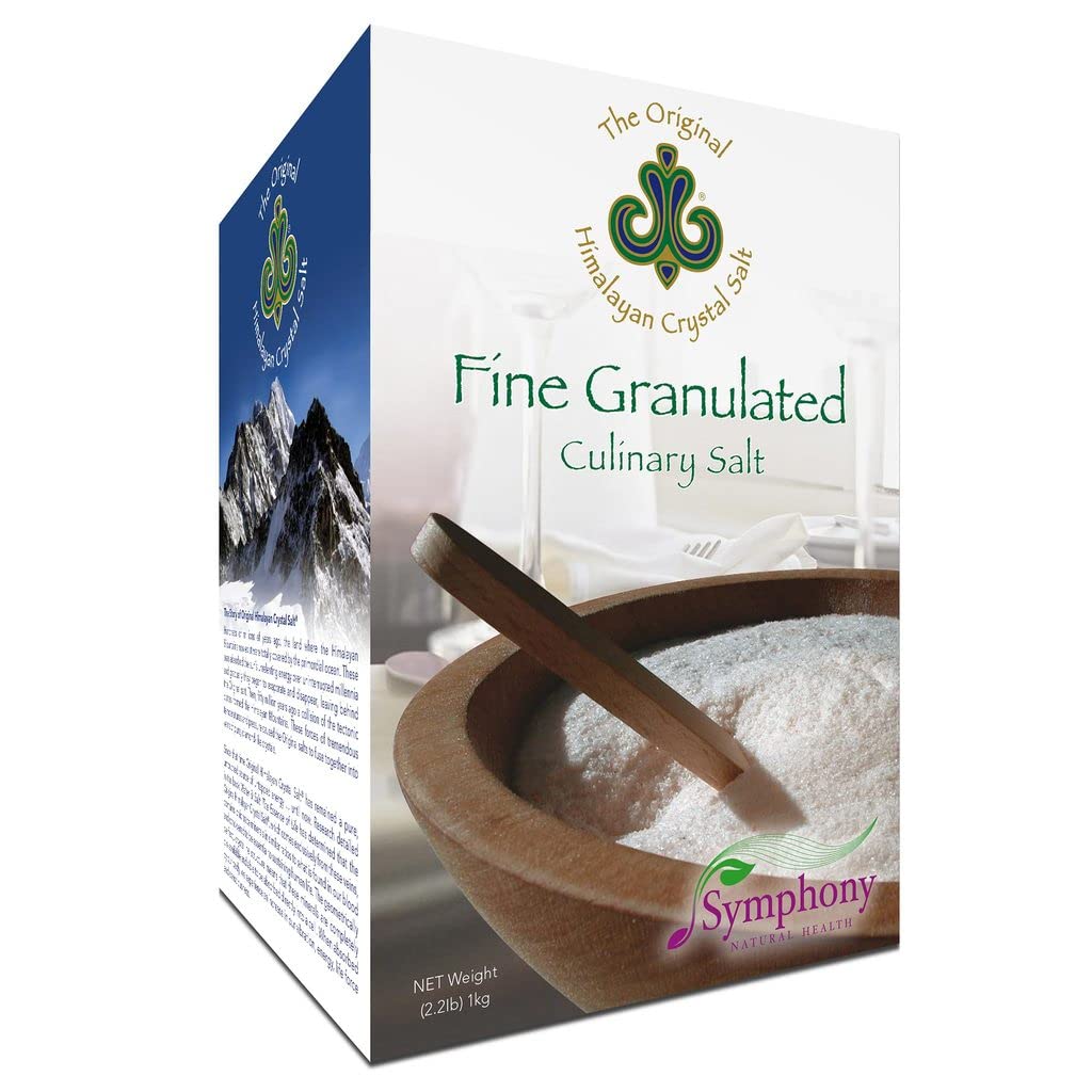Original Himalayan Crystal Salt – Fine Granulated Culinary Salt with 84 Trace Minerals (1 Pack)