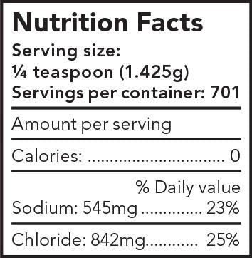 Original Himalayan Crystal Salt – Fine Granulated Culinary Salt with 84 Trace Minerals (1 Pack)
