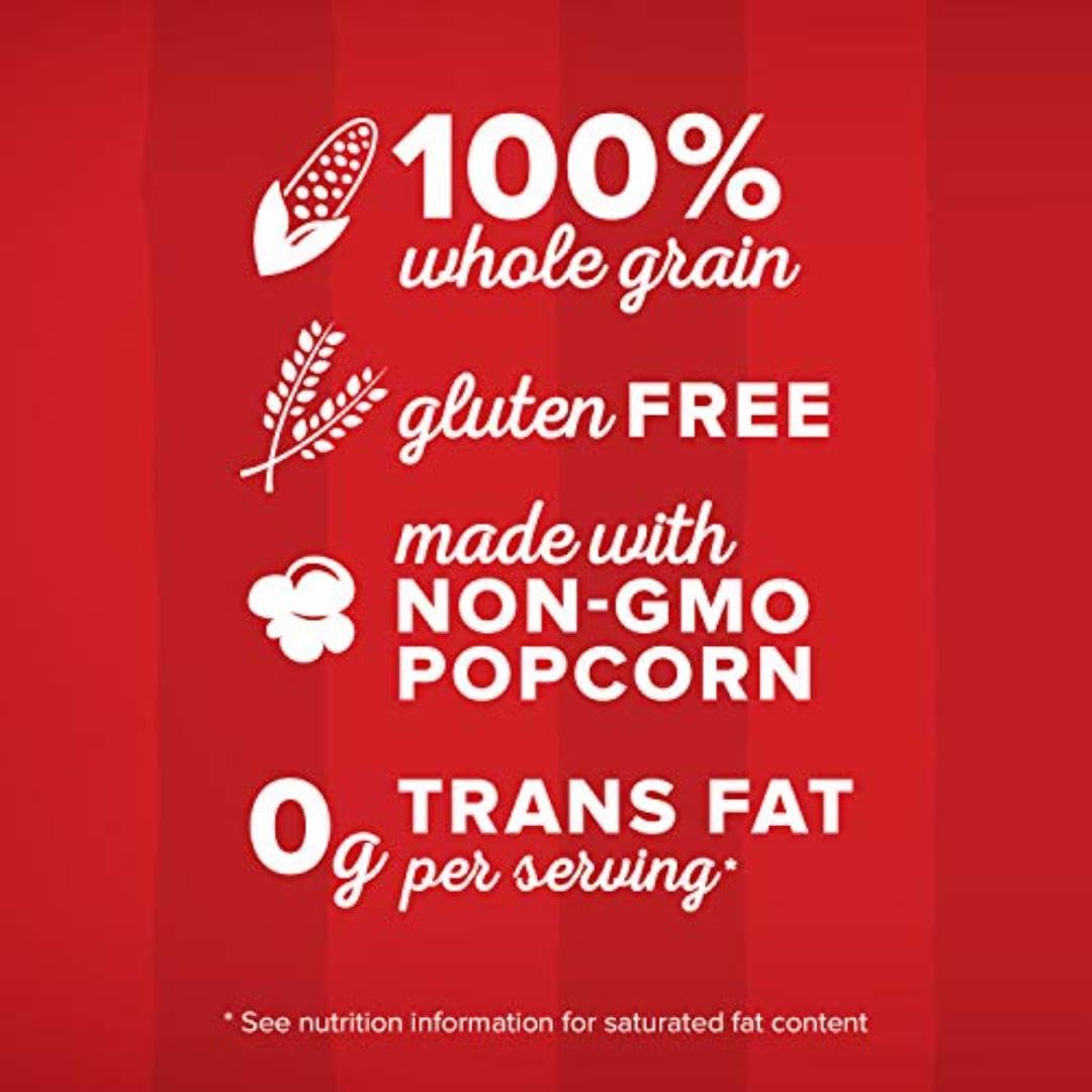 Orville Redenbacher's All-In-One Popcorn Kit – Coconut Oil & Salt, 24-Pack (10.6 oz each) for 8 oz Poppers