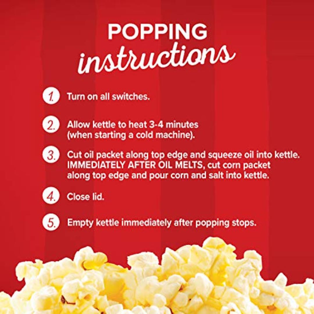 Orville Redenbacher's All-In-One Popcorn Kit – Coconut Oil & Salt, 24-Pack (10.6 oz each) for 8 oz Poppers