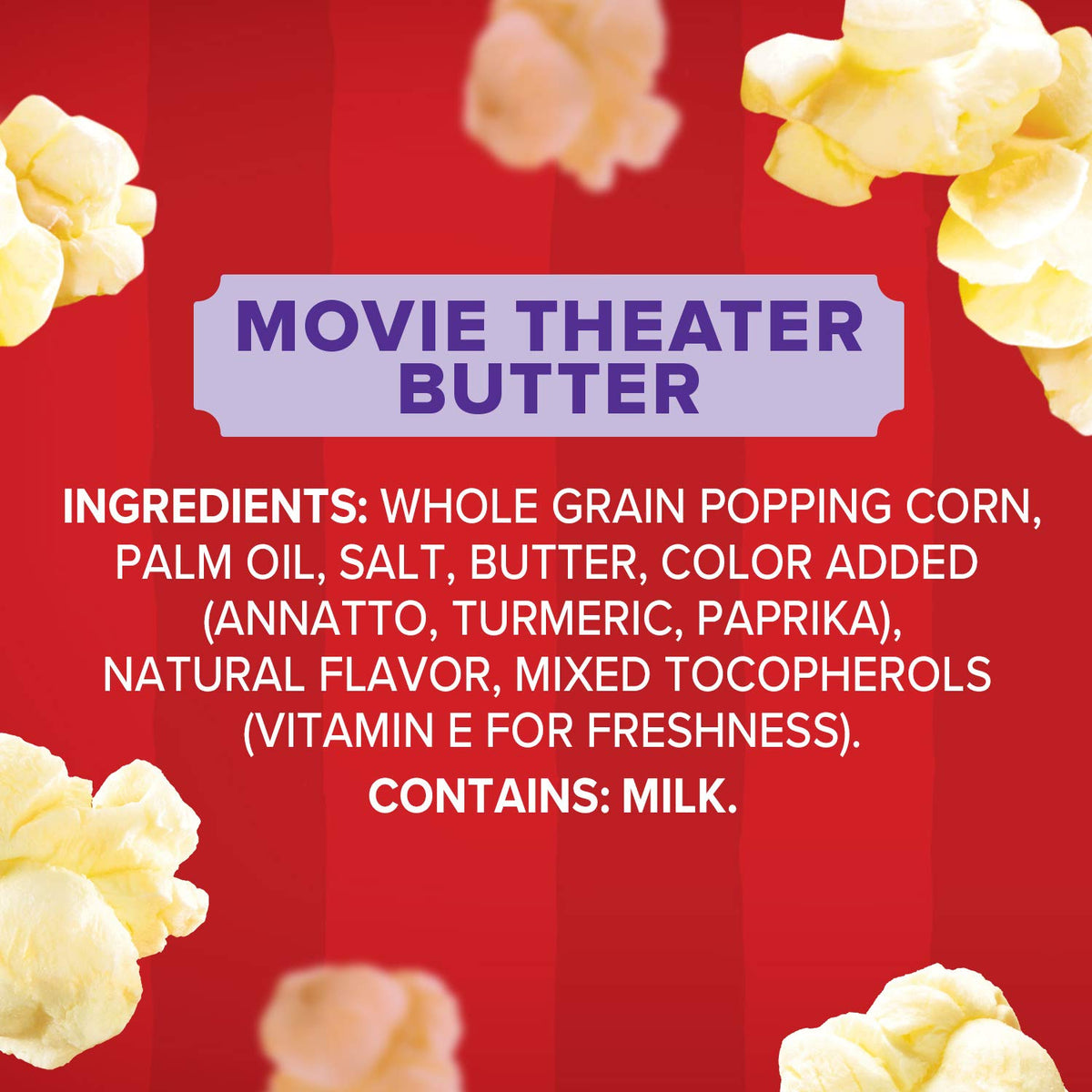 Orville Redenbacher’s Movie Theater Butter Microwave Popcorn – 12 Boxes, 3g Fiber Per Serving