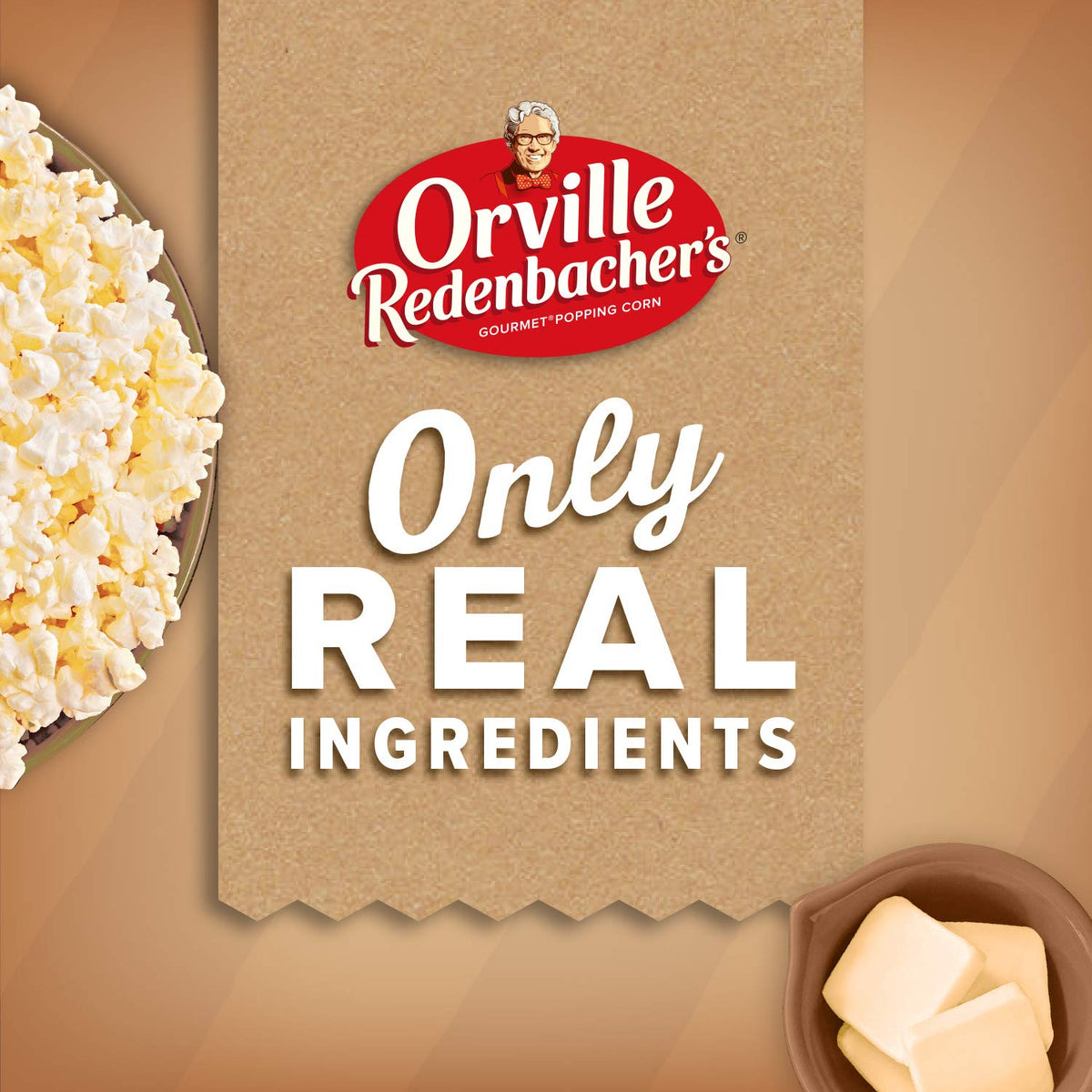Orville Redenbacher's Naturals Classic Butter & Sea Salt Microwave Popcorn — 6 Boxes, 2.69 oz, 3g Fiber per Serving