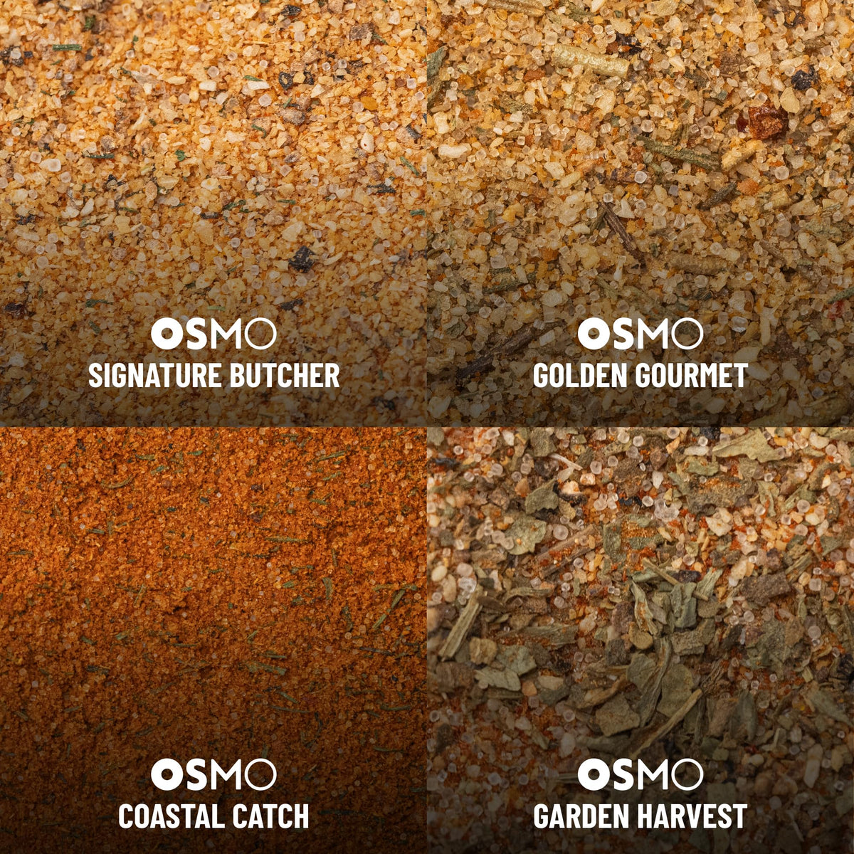 Osmo Seasoning Bundle by Chef Nick DiGiovanni – Premium Gourmet Pack for Chicken, Steak, Fish & Vegetables (Pack of 4)
