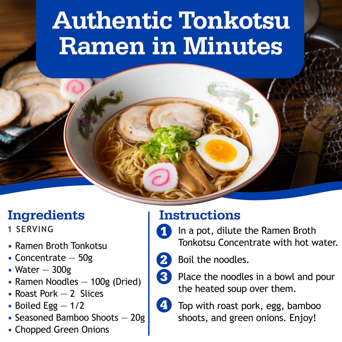 Otafuku Tonkotsu Ramen Broth Concentrate – 69.1 oz Bulk for Restaurant-Quality Pork Bone Soup Base