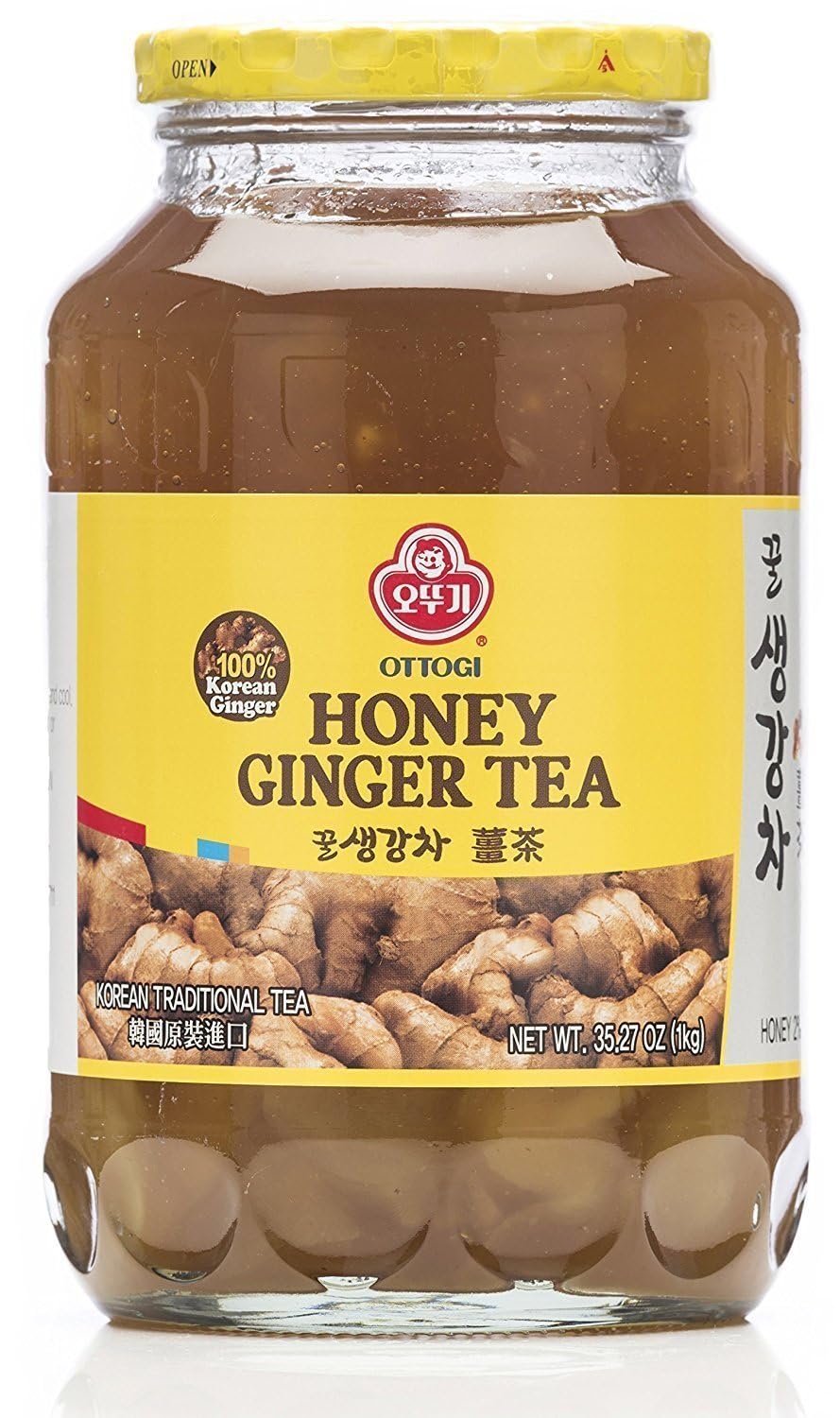 OTOKI Honey Ginger Tea 1kg – Real Ginger & Honey, Caffeine-Free, Versatile for Hot or Cold
