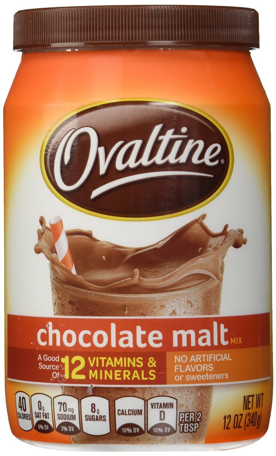 Ovaltine Chocolate Malt 12 oz – Pack of 3 | Rich Cocoa Malt Drink Mix