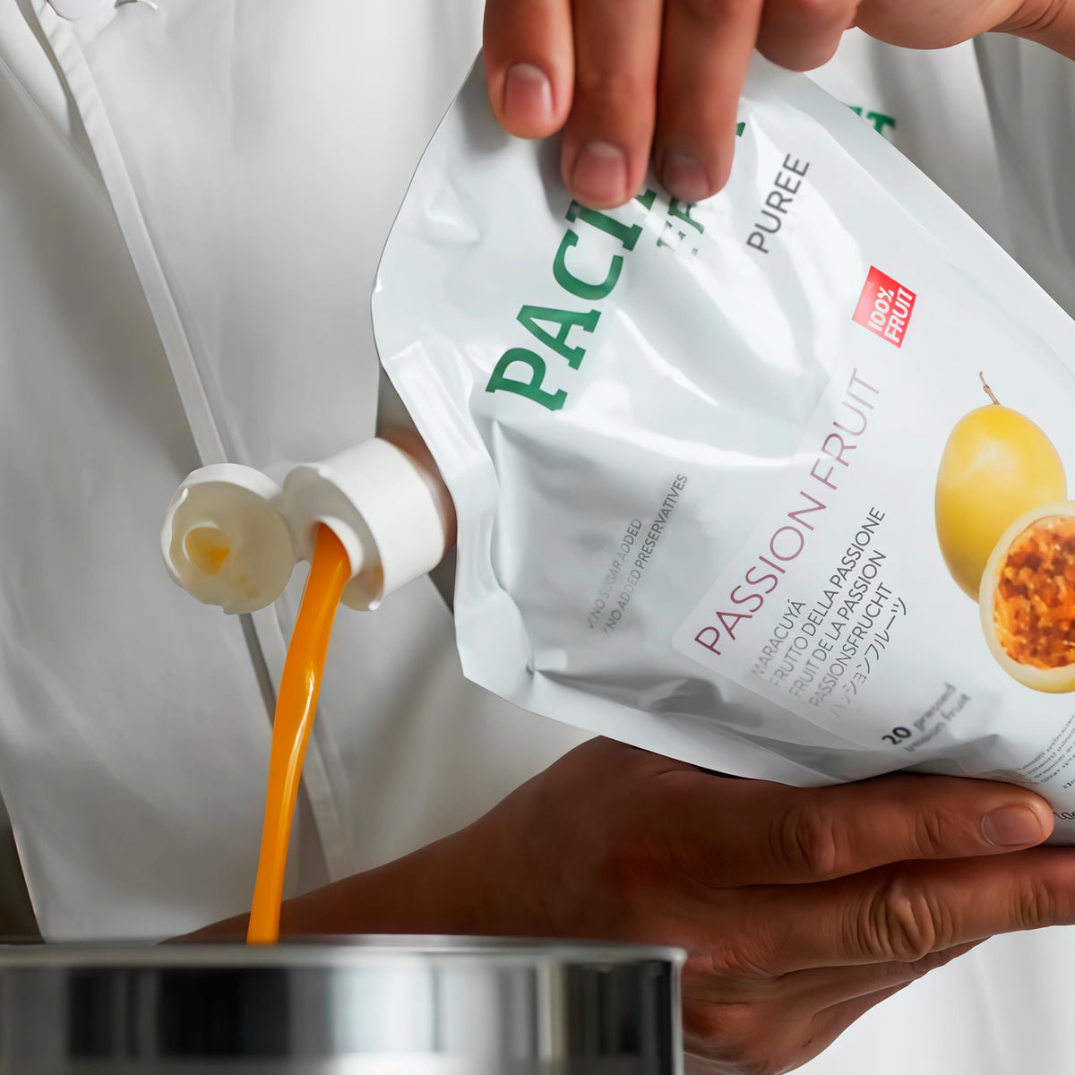 Pacific Fruit Pura Fruta Passion Fruit Juice — Real Seedless Pulp, Not From Concentrate, Fresh Nectar for Cocktails