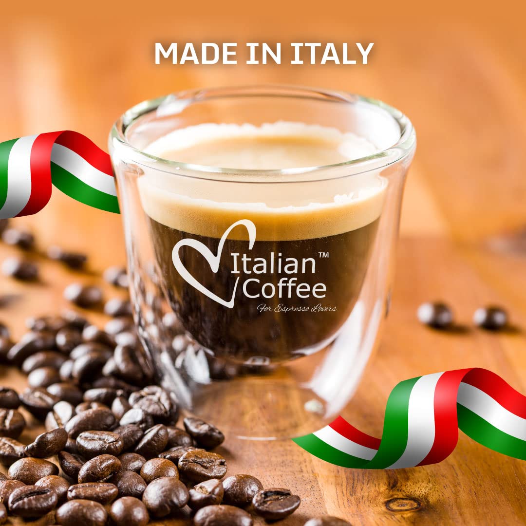 Italian Coffee for Espresso Lovers Pods for Nespresso Original – 100 Ristretto Pods