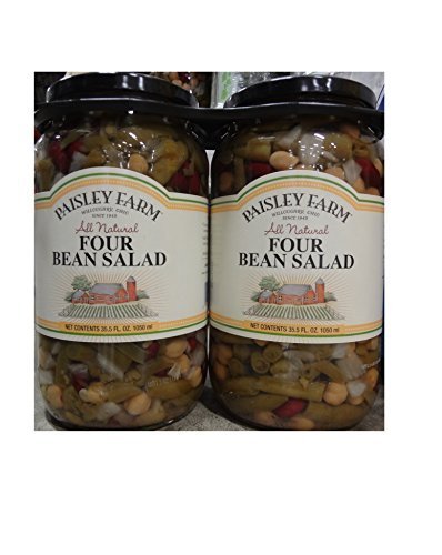 Paisley Farm Two-Pack Natural Four-Bean Salad, 71 oz | 2 x 35.5 oz