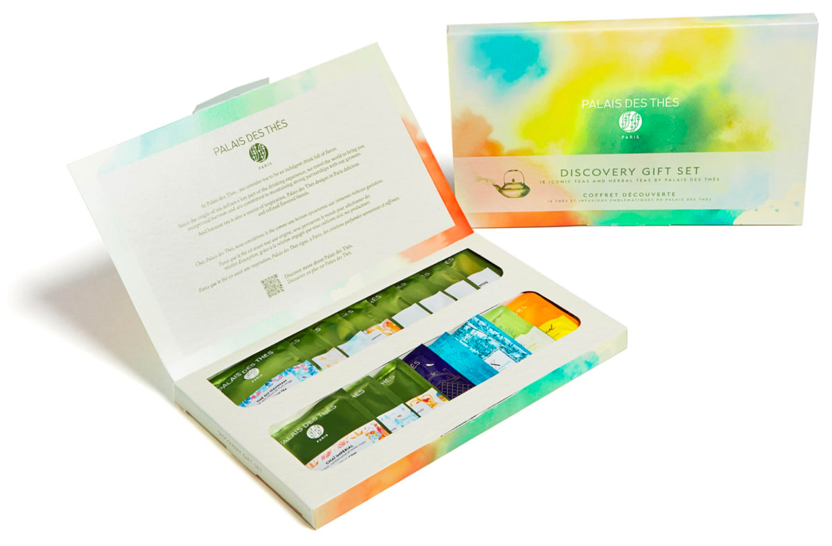 Palais des Thés Discovery Gift Set – Organic Flavored Tea Bags (Serves 18)