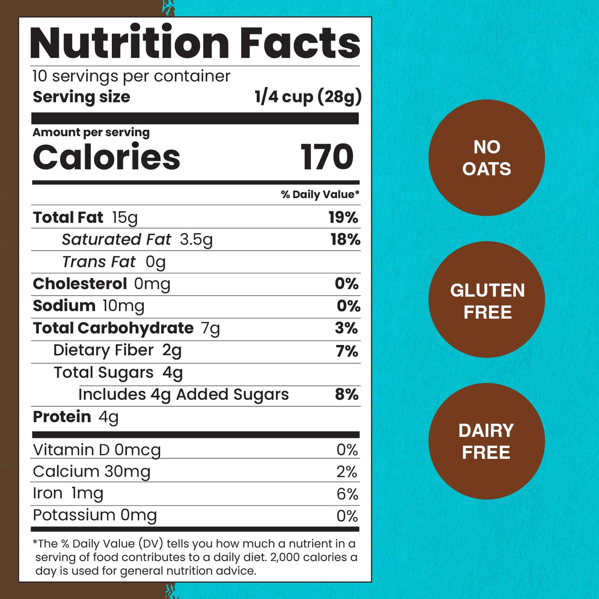 Paleonola Original Grain Free Granola – 2 x 10 oz Resealable Bags, Coconut & Cranberries, Paleo, Gluten & Dairy Free