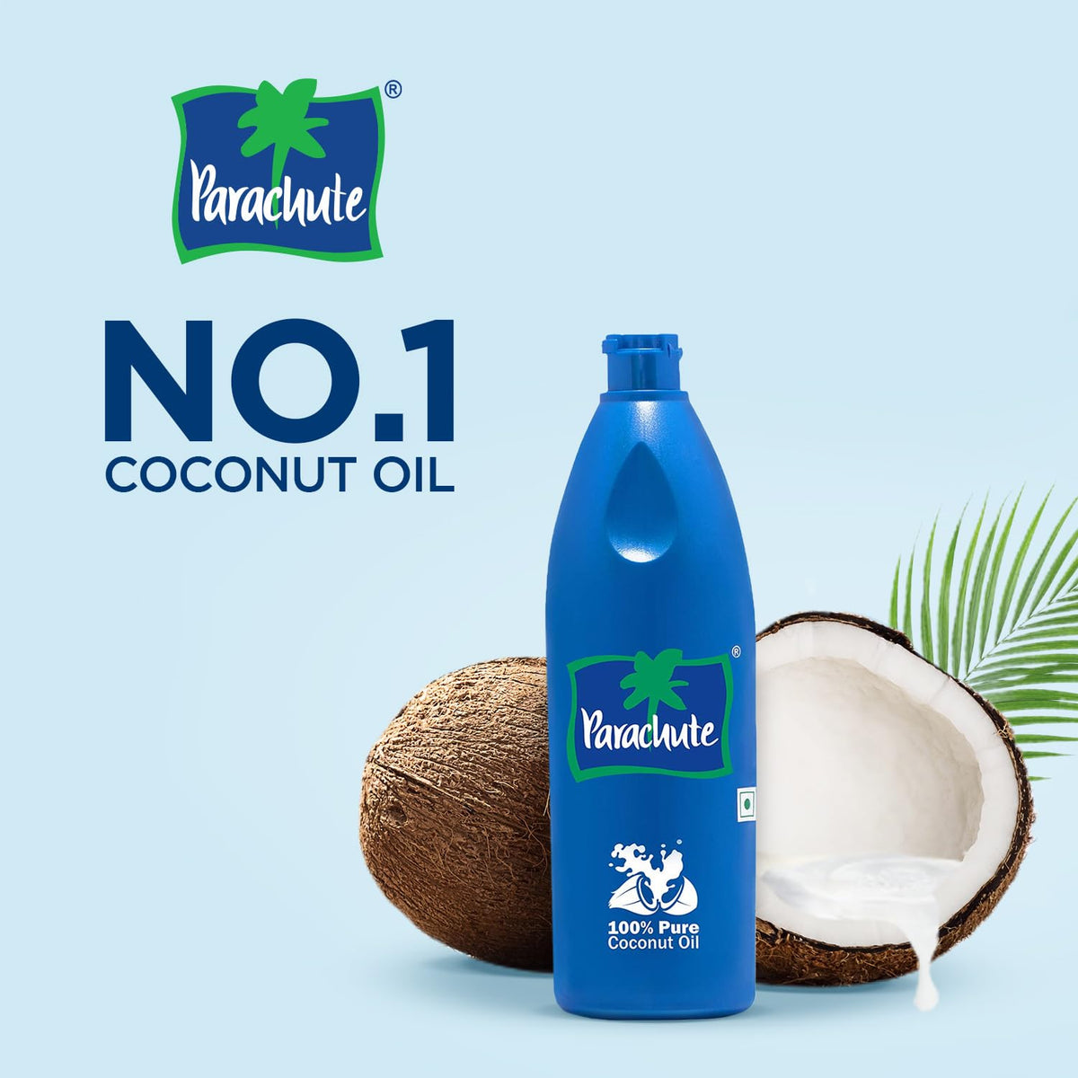 Parachute Coconut Oil | 100% Pure & Natural, Unrefined | 31 oz Jar Pack of 2