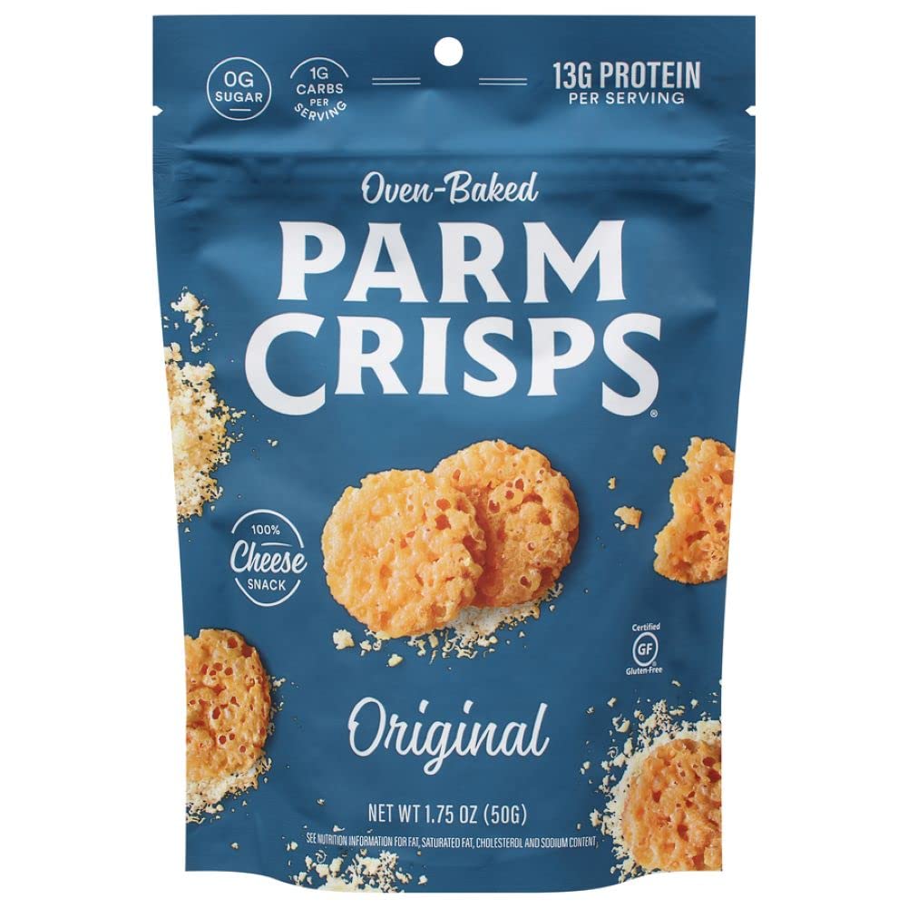 Parmcrisps Original Oven-Baked Parmesan Cheese Crisps — 12 Pack, 1.75 oz Each