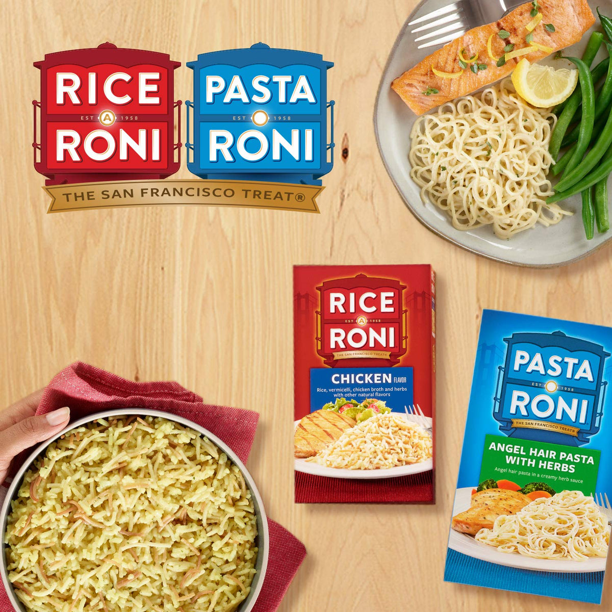 Pasta Roni Garlic Alfredo Fettuccine – Creamy Chicken Sauce, 5-Minute Cook, Pack of 12