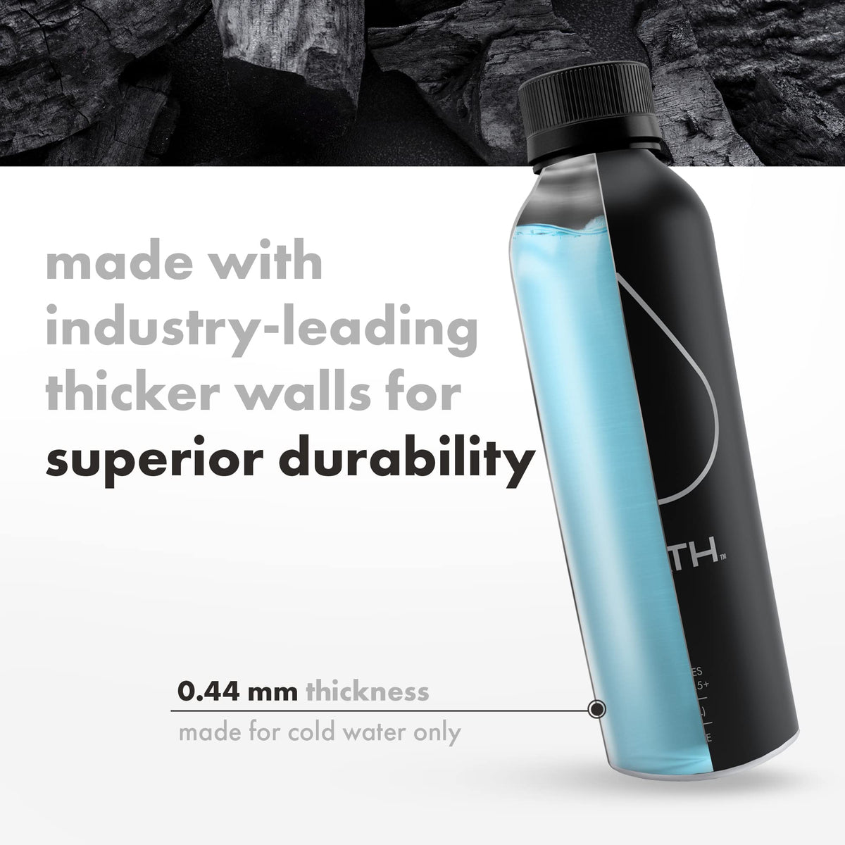 PATHWATER Path Alkaline Bottled Water — 9.5 pH, Electrolytes, Aluminum Bottle (25 oz x 4)
