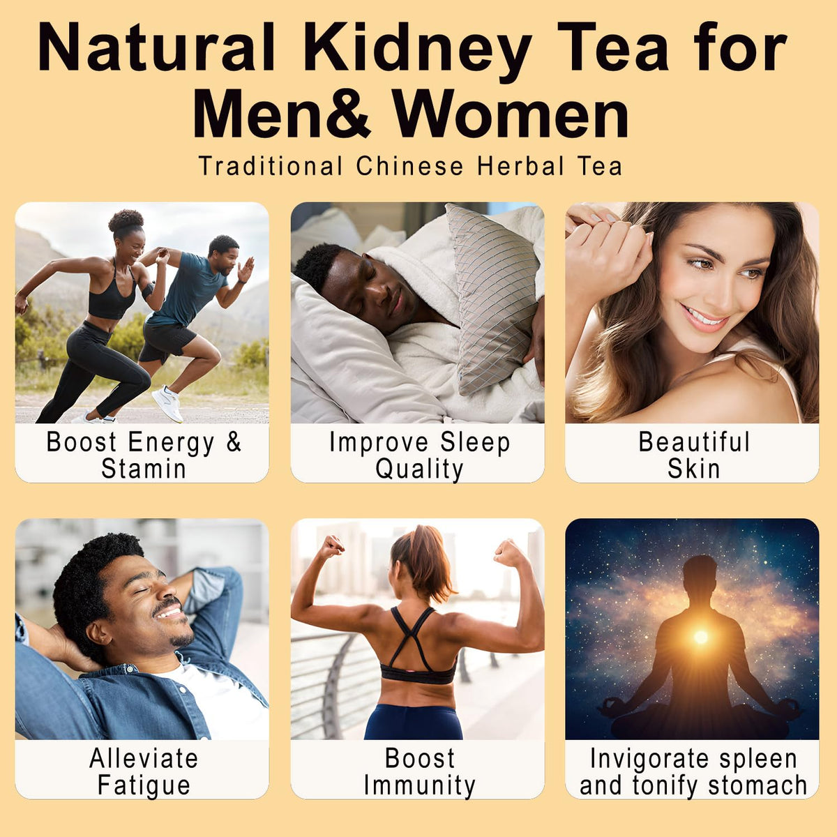 Patiosio Ginseng Five Treasures Tea – Kidney Cleanse Detox Tea (2 Pack)