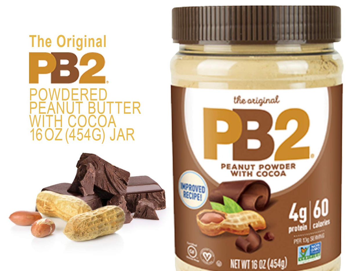 PB2 Cocoa Bundle — Powdered Peanut Butter with Cocoa (2-Pack, 16 oz)
