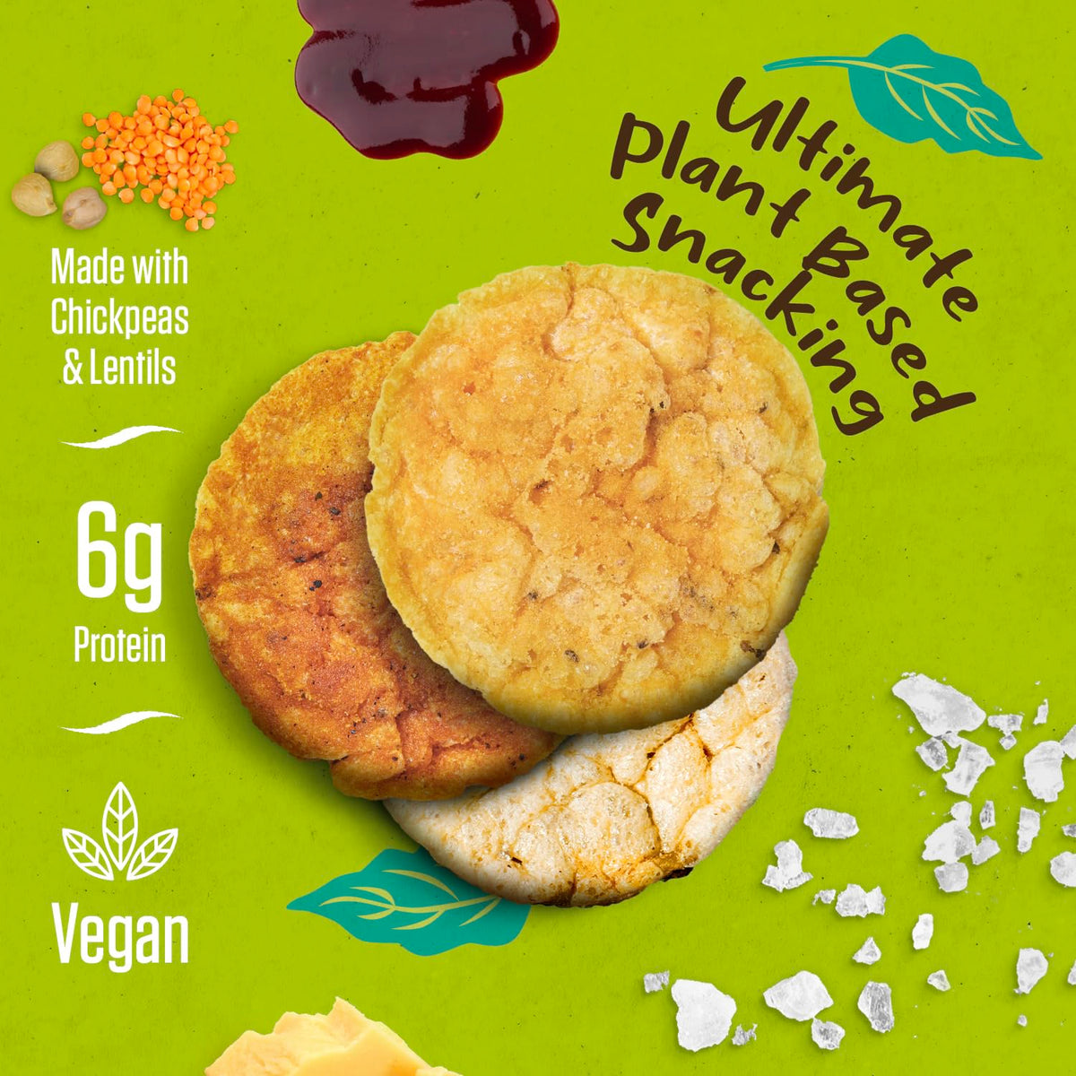 PeaKaPop Veggie Chips – High-Protein Plant-Based Snacks (Vegan, Gluten-Free) | 1 oz Bags – 15-Pack Variety