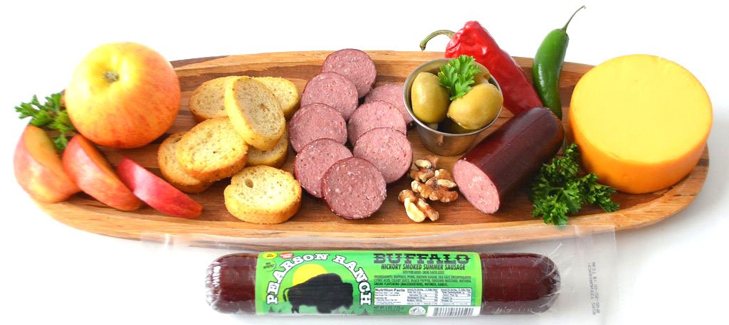 Pearson Ranch Wild Game Summer Sausage Sampler – Elk, Bison & Venison Gift Set