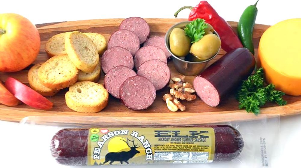 Pearson Ranch Wild Game Summer Sausage Sampler – Elk, Bison & Venison Gift Set