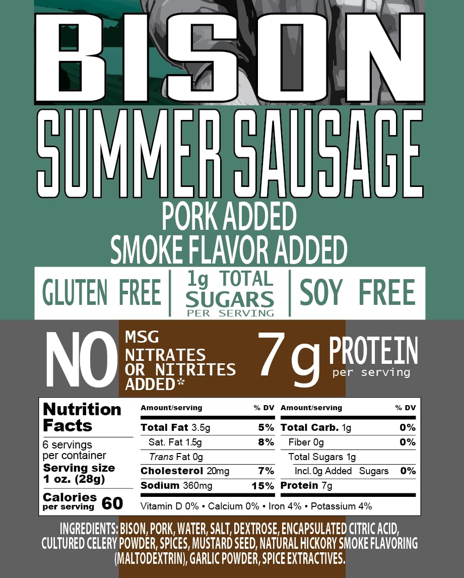 Pearson Ranch Wild Game Summer Sausage Sampler – Elk, Bison & Venison Gift Set