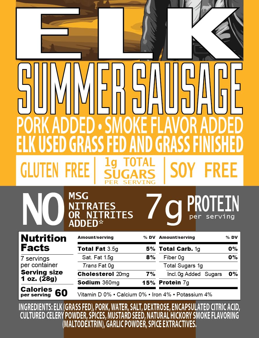 Pearson Ranch Wild Game Summer Sausage Sampler – Elk, Bison & Venison Gift Set