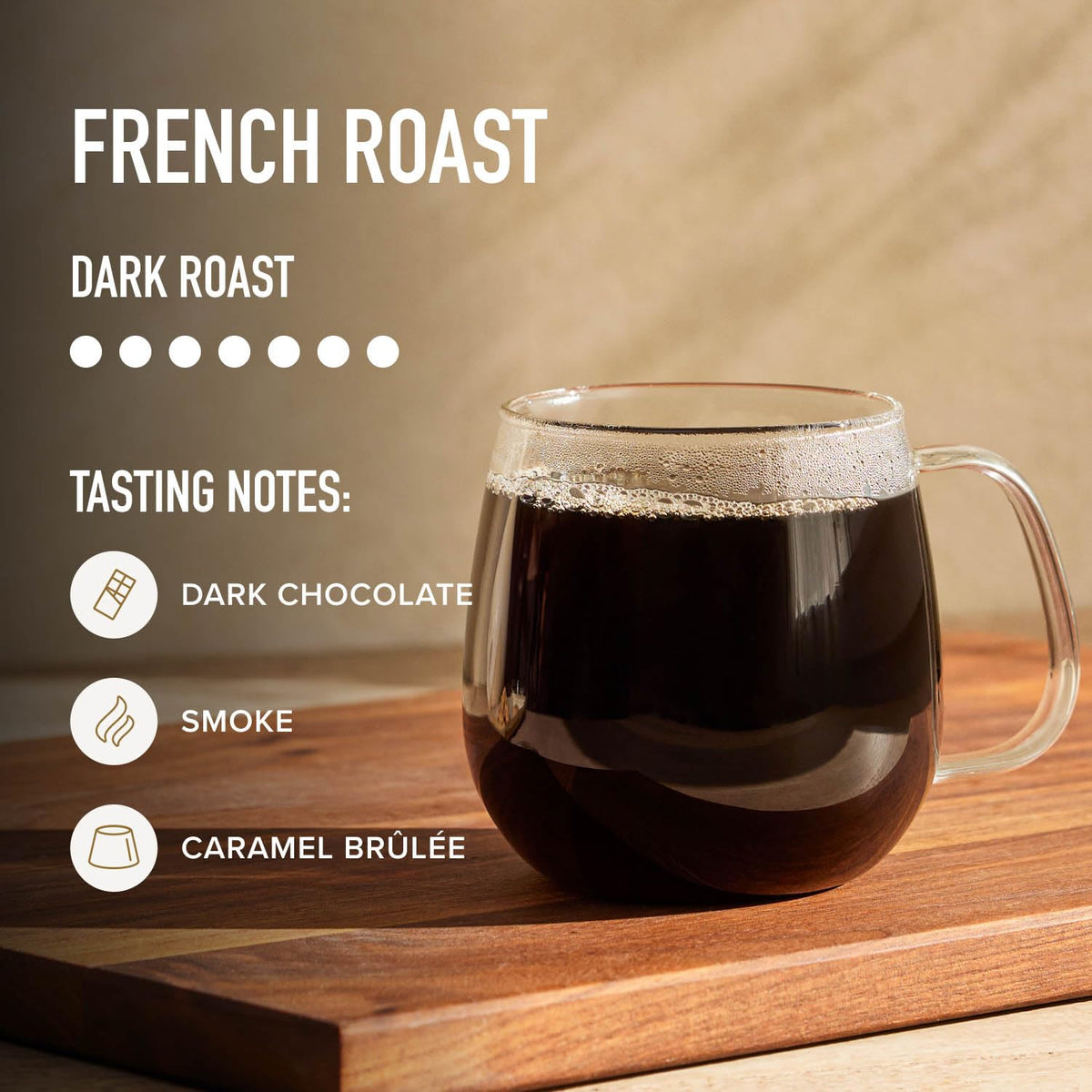 Peet's Coffee French Roast Ground Coffee – 28 oz Bag, 100% Arabica, Dark Roast