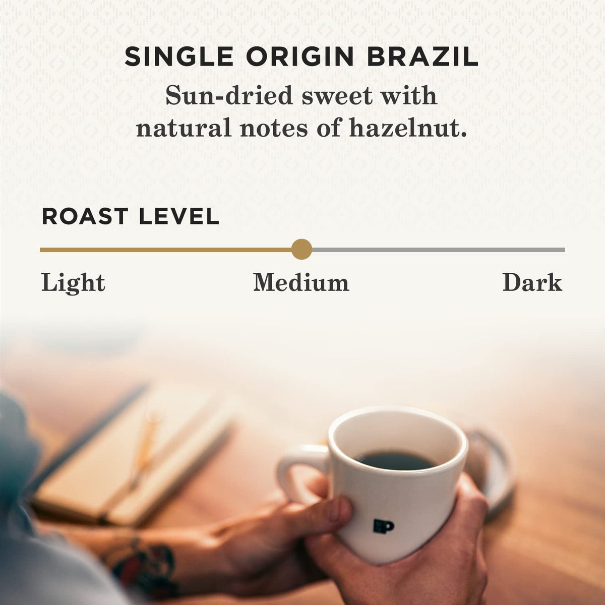 Peet's Coffee Brazil Single Origin K-Cup Pods – Medium Roast, 32 Count