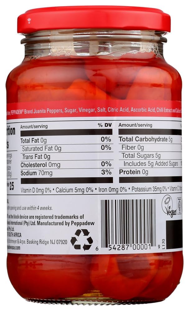 PEPPADEW Peppers - Hot | Value Bundle of 6 (84 oz total)
