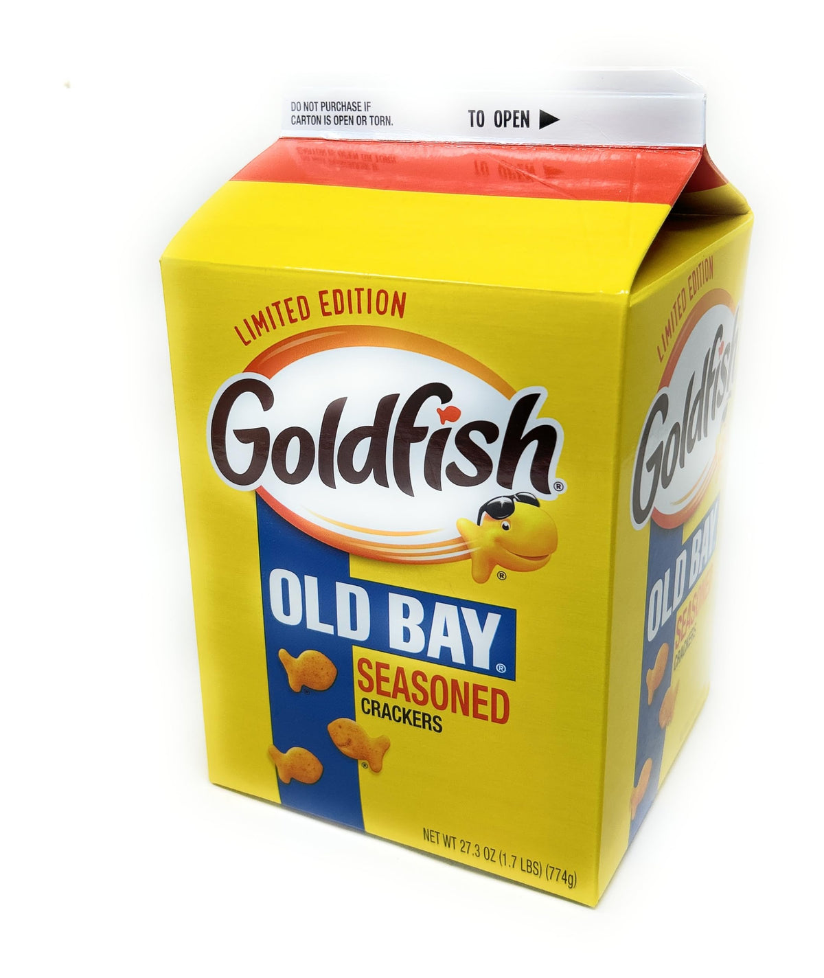 Pepperidge Farm Goldfish Crackers Old Bay Seasoned – 27.3 oz Carton