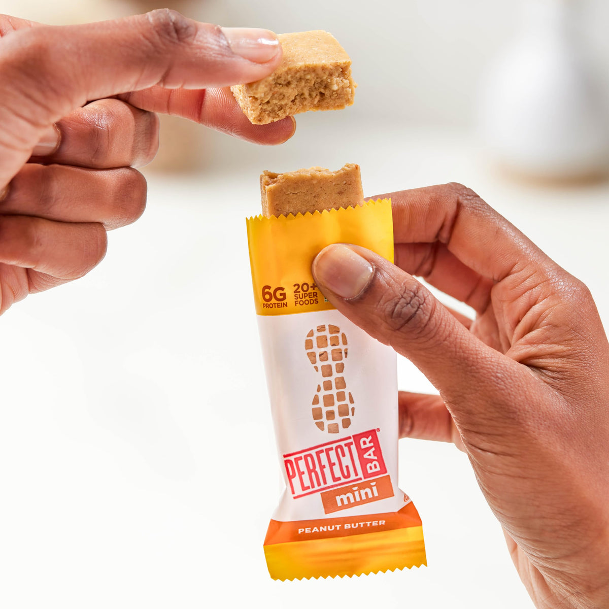 Perfect Bar Mini Peanut Butter Protein Bar – Gluten Free, Soy Free, Non-GMO, 24 Count