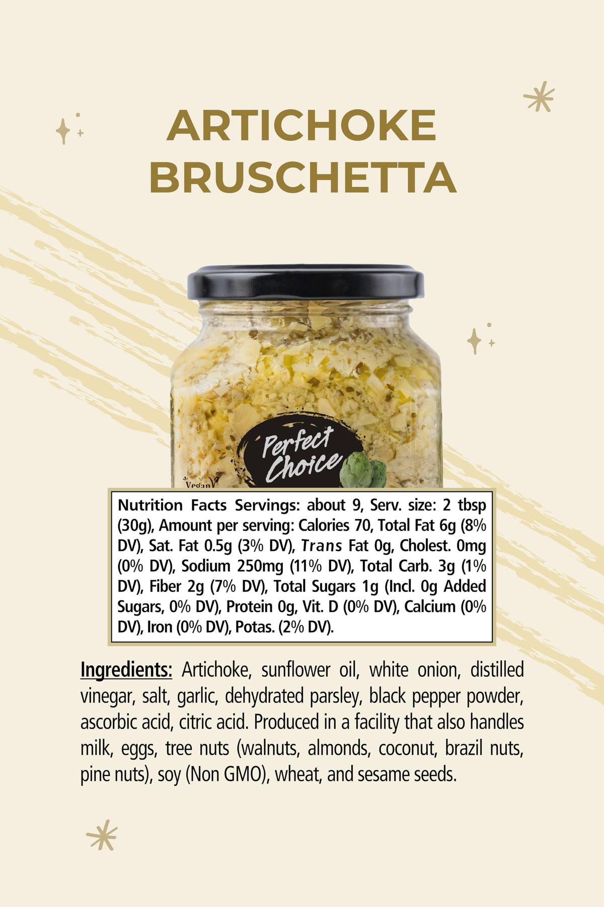 Perfect Choice Bruschetta Pair (Artichoke) – Gourmet Gift Variety Pack