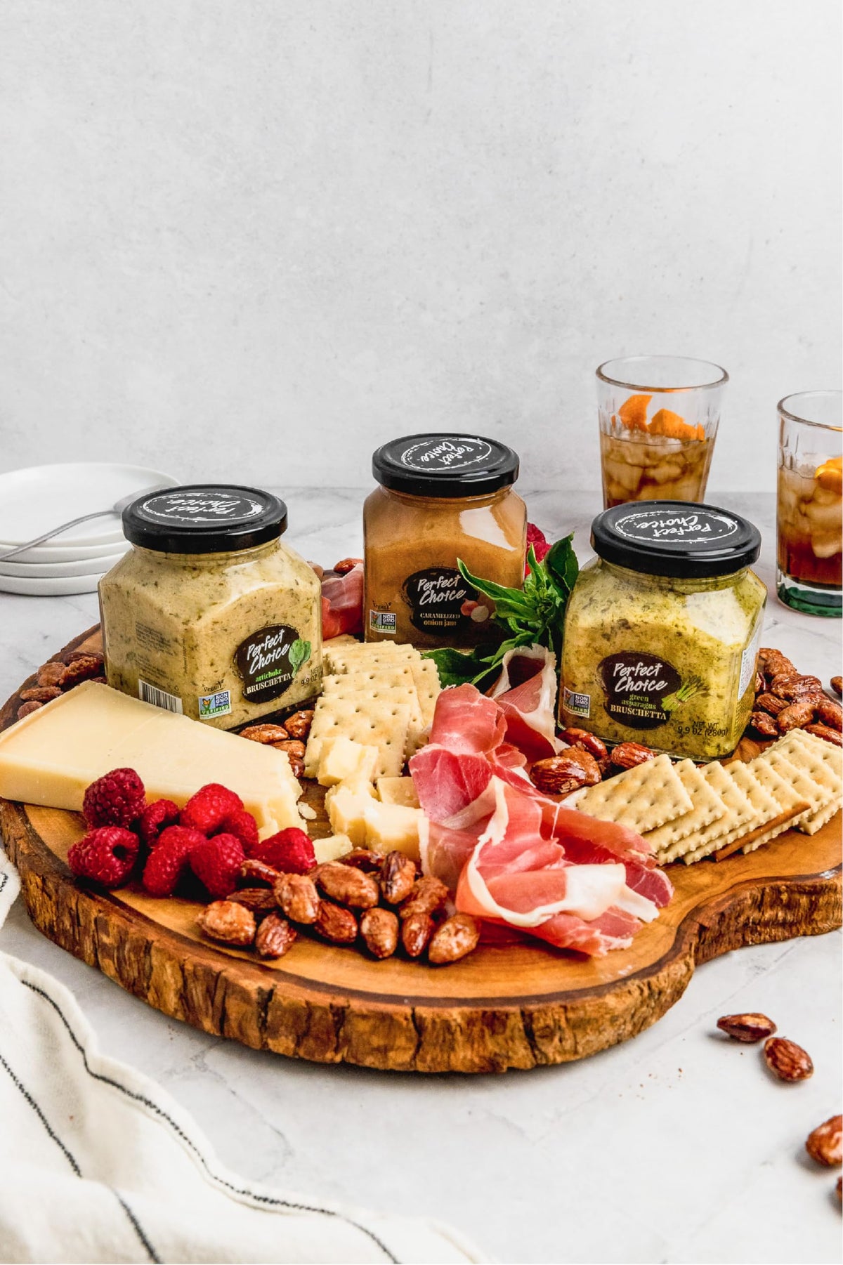 Perfect Choice Variety Pack: Artichoke Bruschetta, Green Asparagus Bruschetta & Caramelized Onion Spreads