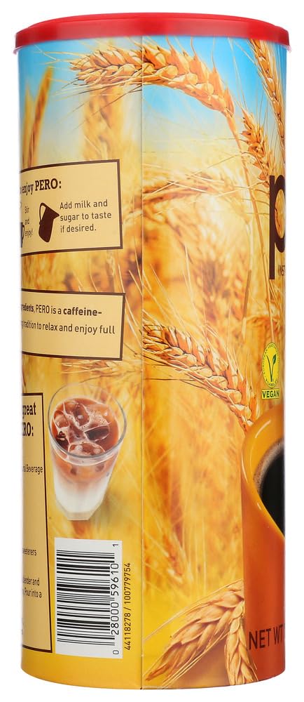 Pero Instant Natural Beverage – 7-Ounce Canisters (Pack of 6) by Pero