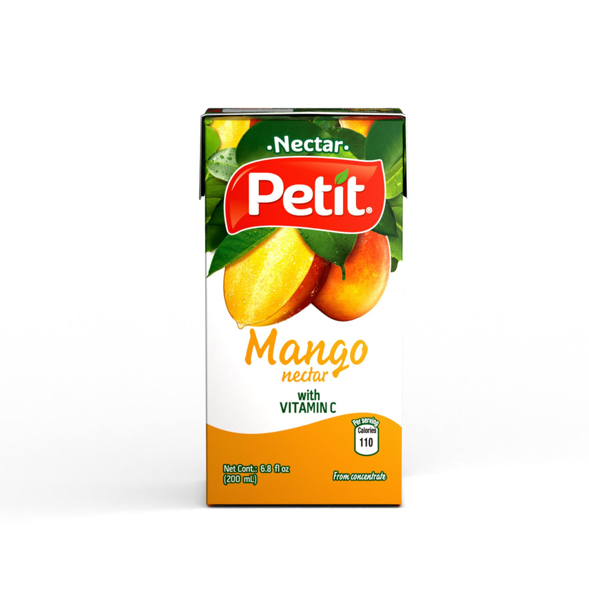 Petit Mango Nectar, 200 ml (Pack of 24) – Refreshing Tropical Mango Beverage