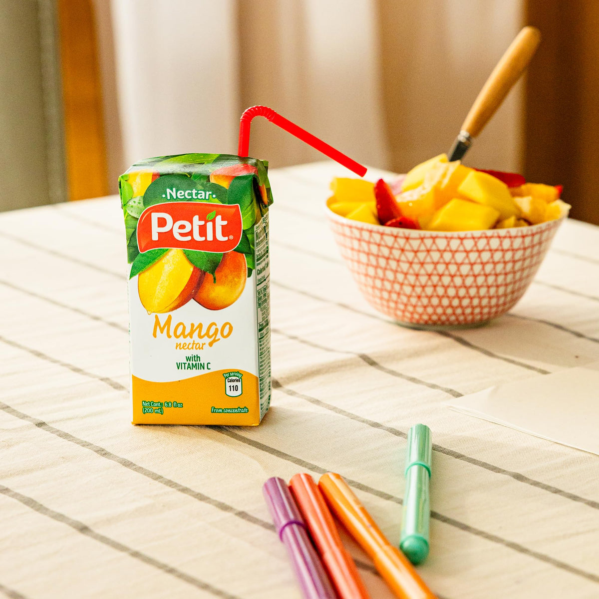 Petit Mango Nectar, 200 ml (Pack of 24) – Refreshing Tropical Mango Beverage