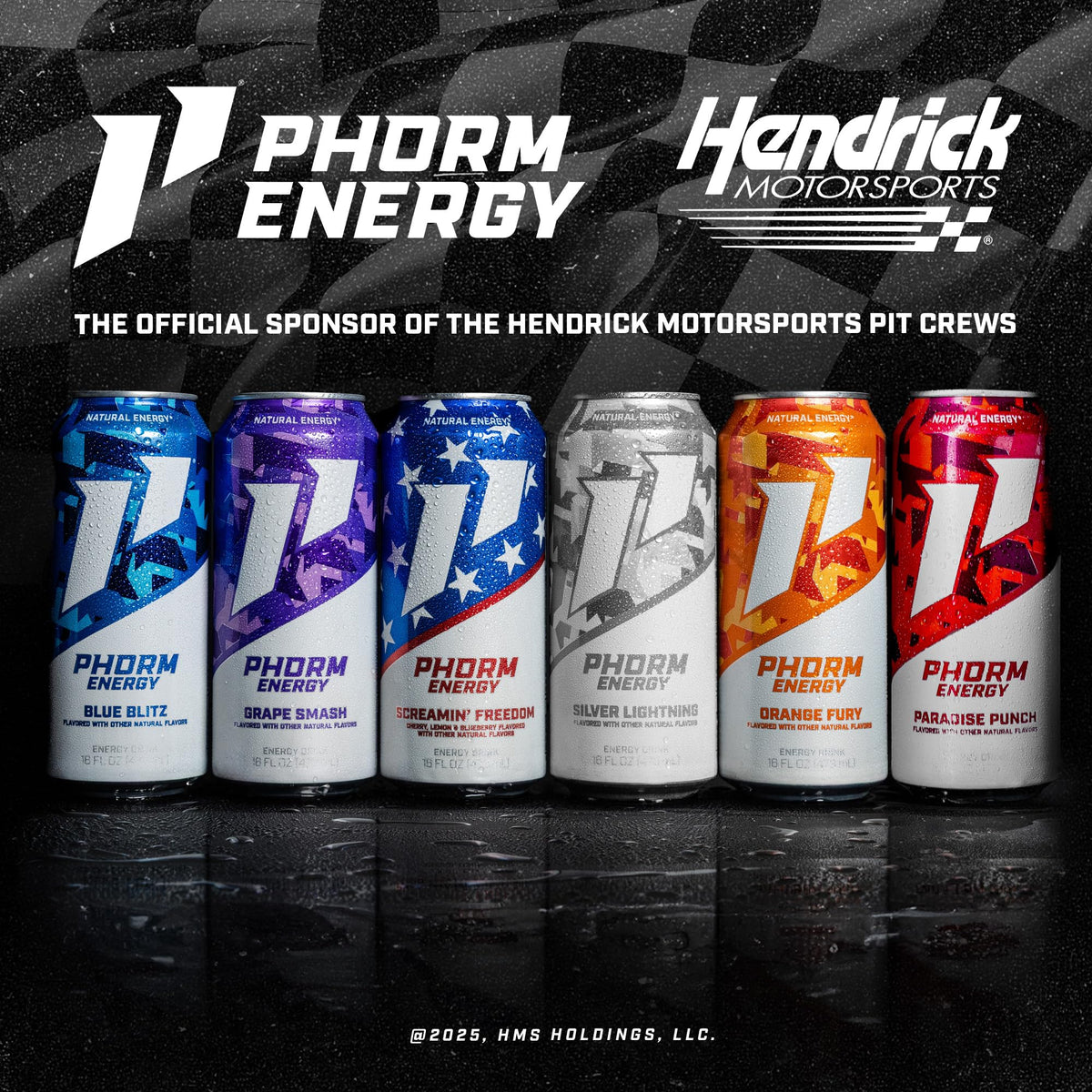 PHORM ENERGY Silver Lightning Drink – 200 mg Natural Green Tea Caffeine, Sugar Free, Electrolytes, 16 oz