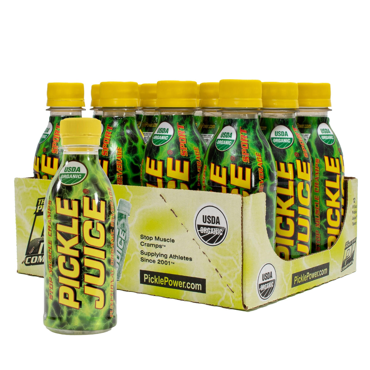 Pickle Juice 8.6 oz – Original Strength Cramp Relief Drink (12 Pack)