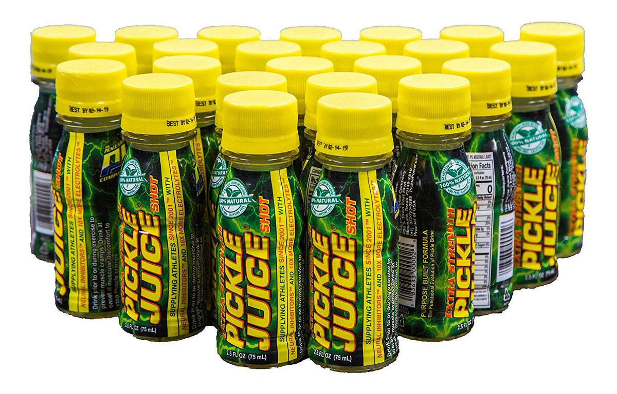 Pickle Juice Extra Strength Shots – 24 Pack, 2.5 oz Each