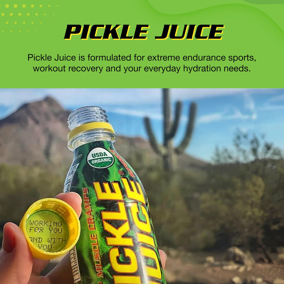 Pickle Juice 8.6 oz – Original Strength Cramp Relief Drink (12 Pack)